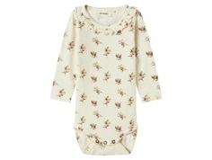 Lil Atelier turtledove olive bodysuit